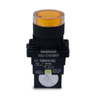 Kit Botão De Impulso Iluminado | Plástico | Ew3561 220vca 1na